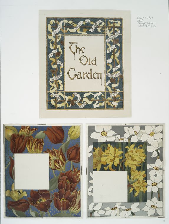 Cards depicting flowers and names of flowers.