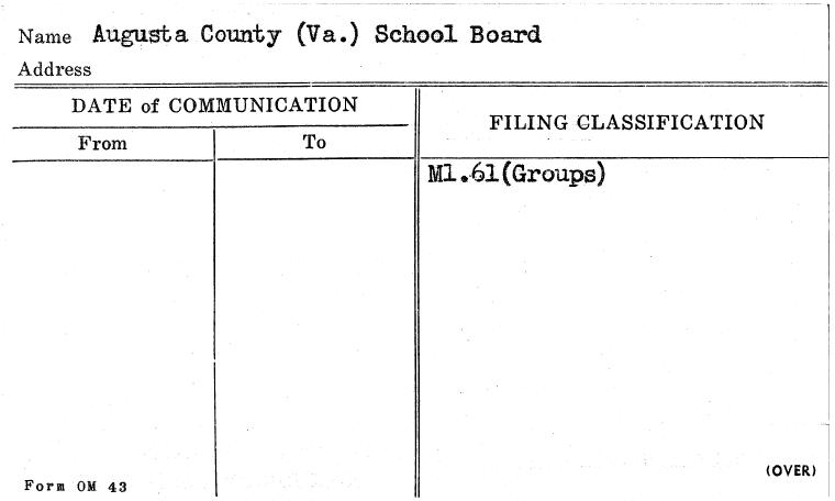 Augusta County (Va.) School Board