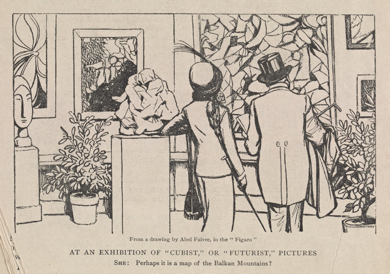 At an Exhibition of "Cubist", or "Futurist", Pictures