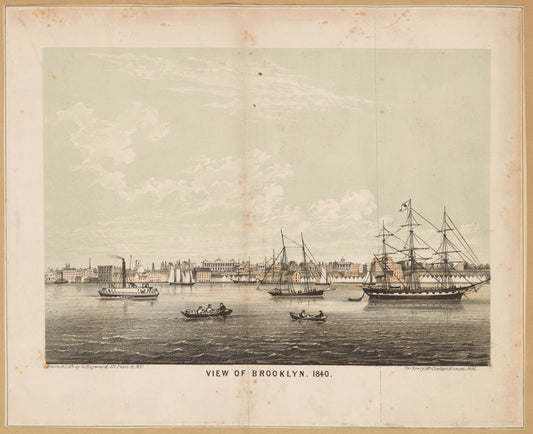 View of Brooklyn, 1840