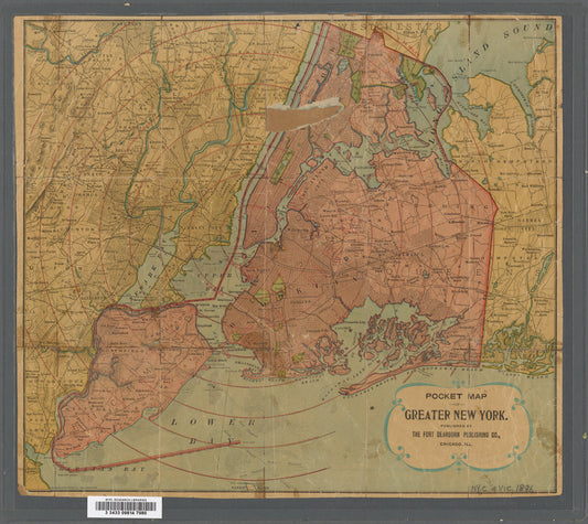 Pocket map of greater New York ; Map of the City of New York