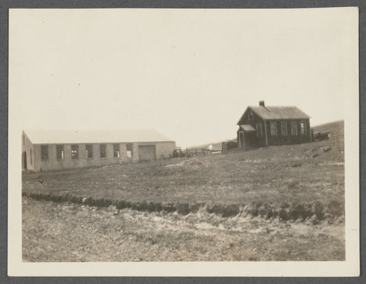 Parsons Garage. Formerly red schoolhouse (closed 1917). Oceanside. Montauk, East Hampton