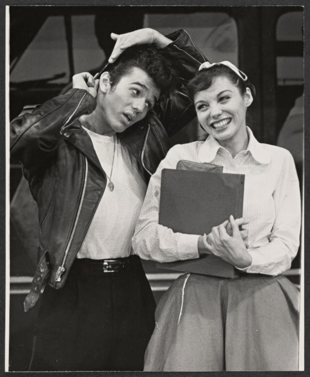 Adrian Zmed and Char Fontane in the touring stage production Grease