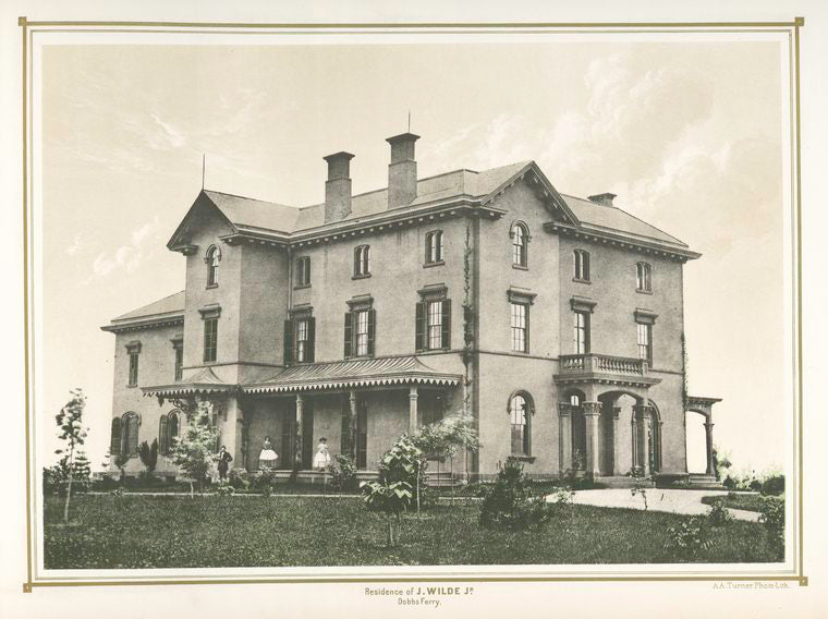 Residence of J. Wilde Jr. Dobbs Ferry.