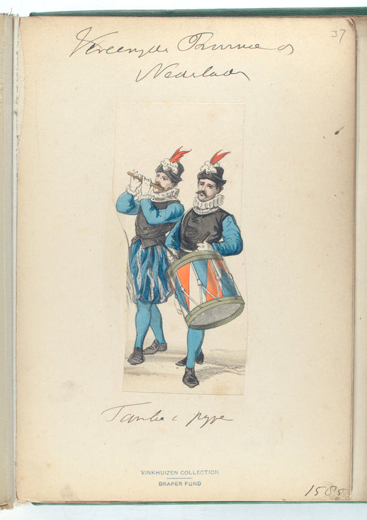 Vereenigde Provincien der Nederlanden: tamboer en pijper, 1585