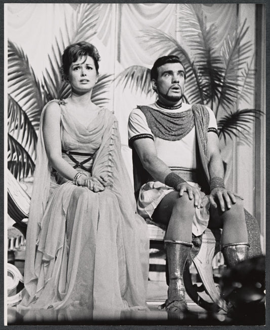 Julienne Marie and Clifford David in the stage production The Boys from Syracuse
