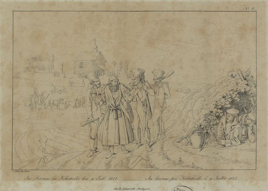 In bivouac bei Kokuticzki den 9 Juli 1812