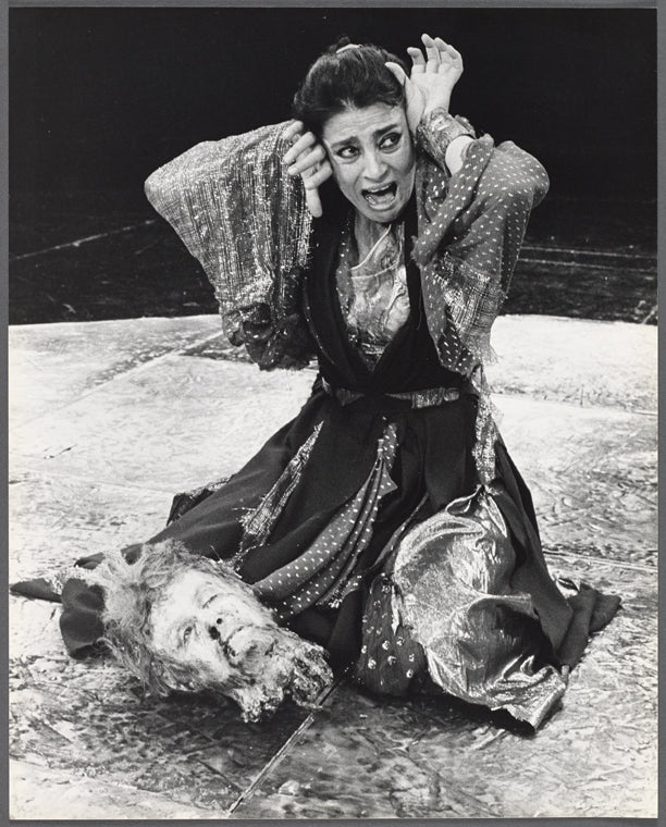 Irene Papas in the stage production The Bacchae: 8-32