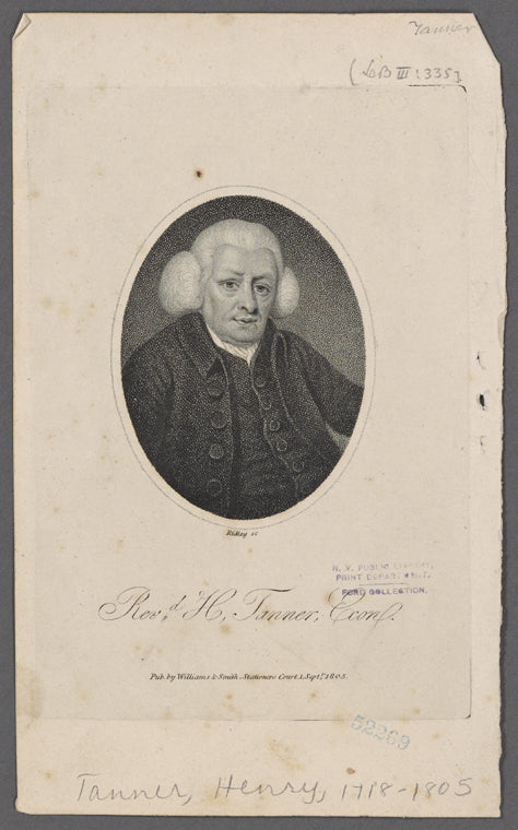 Revd. H. Tanner, Econ