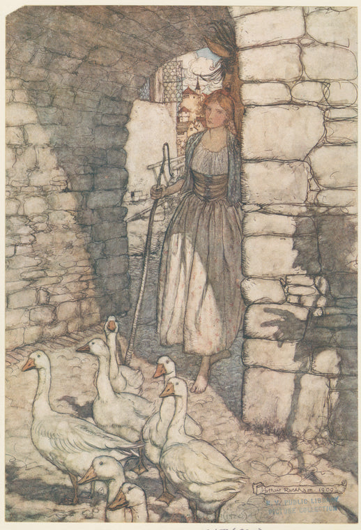 "Alas! dear Falada, there thou hangest."