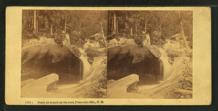 Basin as seen from the Road, Franconia Mts., N.H.