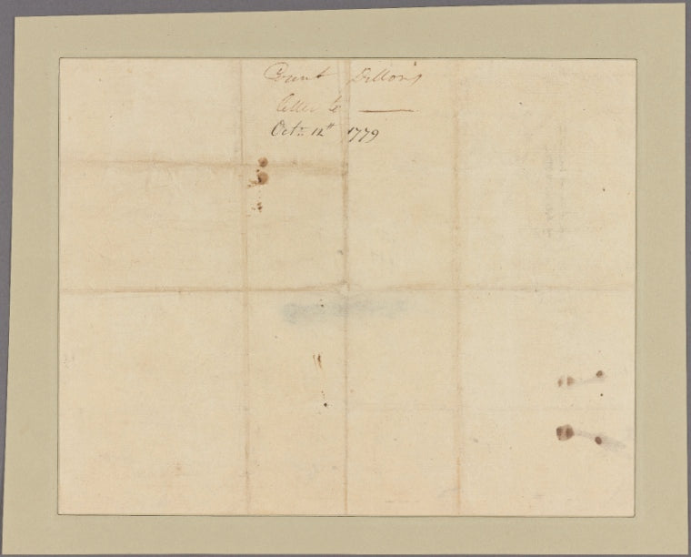Letter to Gen. [Benjamin Lincoln?]