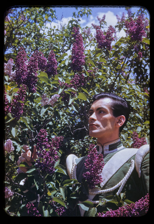 Hugh Laing in "Lilac Garden" at Langner Lane Farm, Connecticut