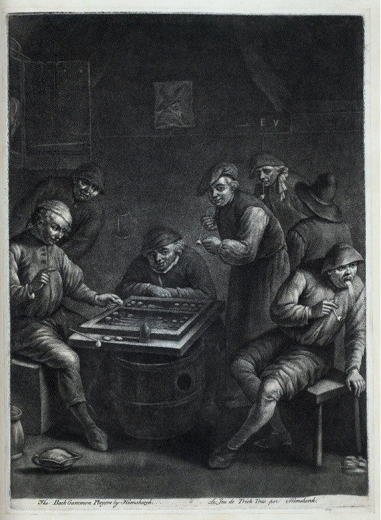 The backgammon players : le jeu de trick trac