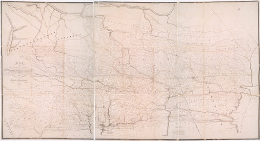 Map of the first and second anthracite coal fields