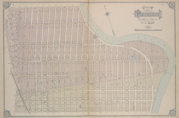 City of Paterson. Part of the 3rd and 4th Wards
