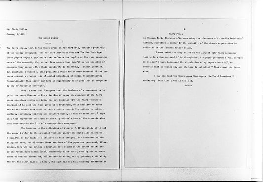 “The Negro Press”