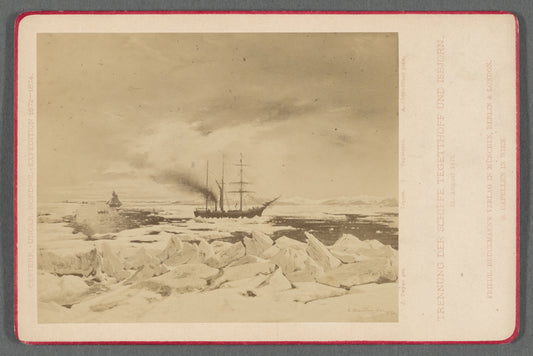 Trennung der Schiffe Tegetthoff und Isbjörn, 21 August 1872