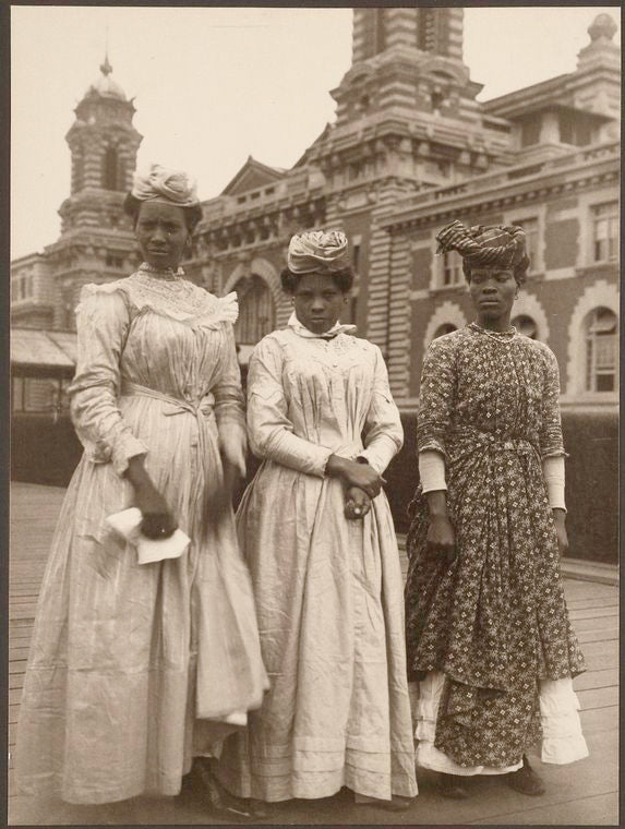 Three women from Guadeloupe
