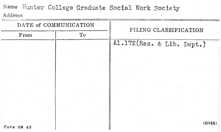 Hunter College Graduate Social Work Society