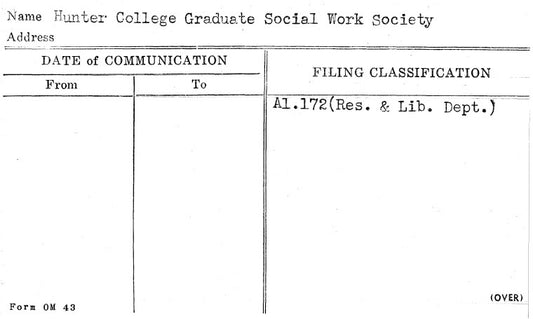 Hunter College Graduate Social Work Society