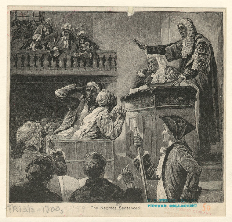 The negroes sentenced