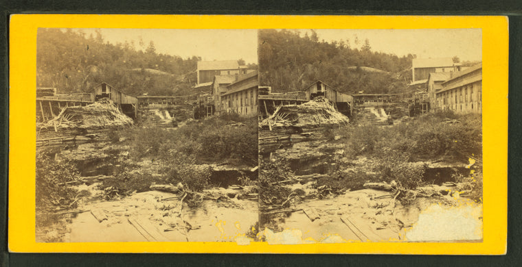 The Tannery Falls on the Dyberry River.