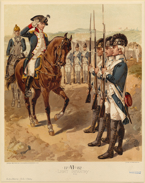 Light Infantry, 1782