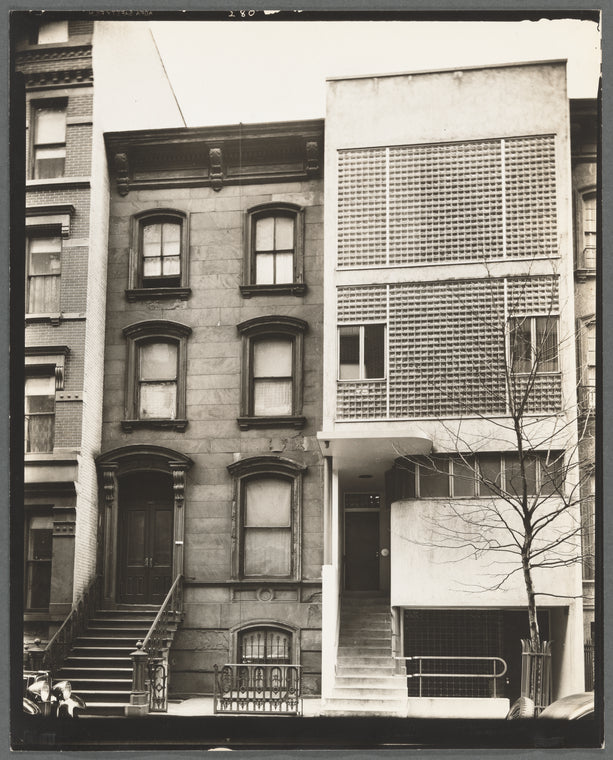 Glass Brick and Brownstone fronts, 209 and 211 East 48th Street