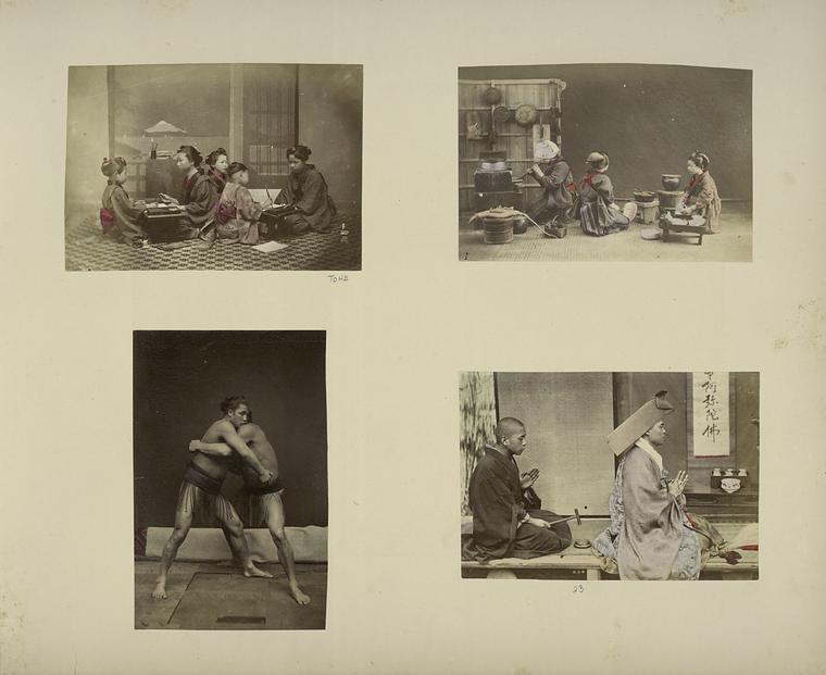 Cooking, Reciting a Sutra, Study, and Sumo Wrestling