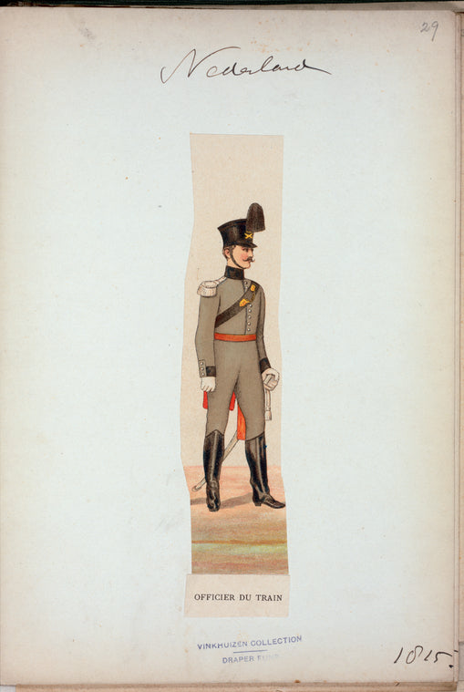 Nederlanden. Officier du Train. (1815)