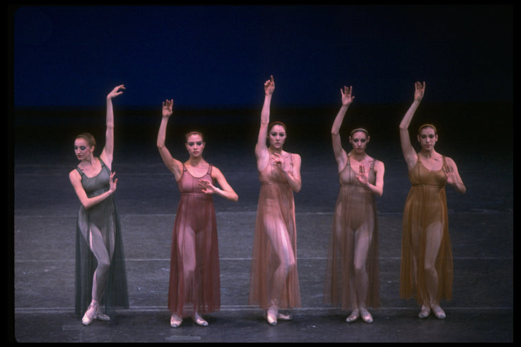 New York City Ballet production of "Antique Epigraphs", choreography by Jerome Robbins (New York)