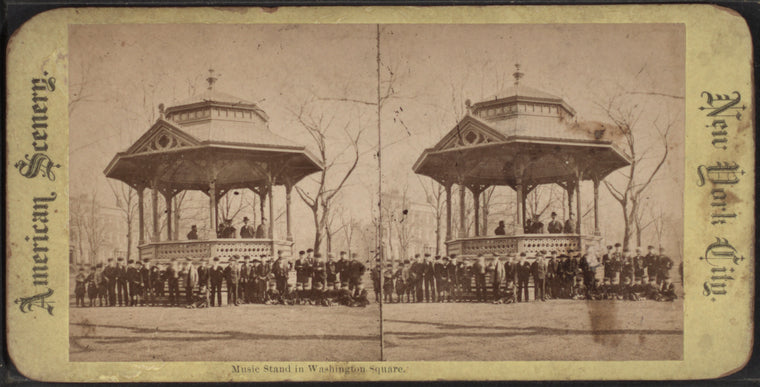 Music Stand in Washington Square.