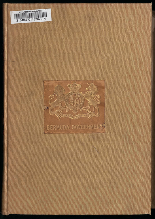 Ancient journals of the House of Assembly of Bermuda