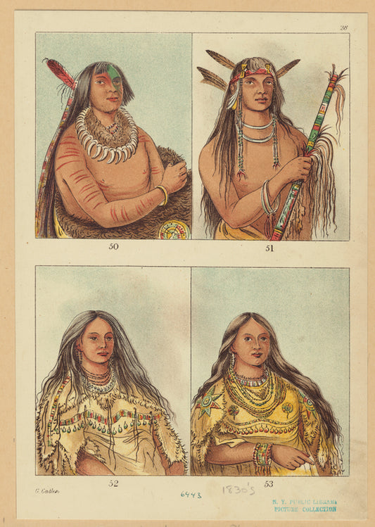 Men and women, 1830s