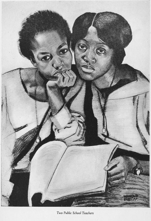 Four portraits of Negro women : Two public school teachers