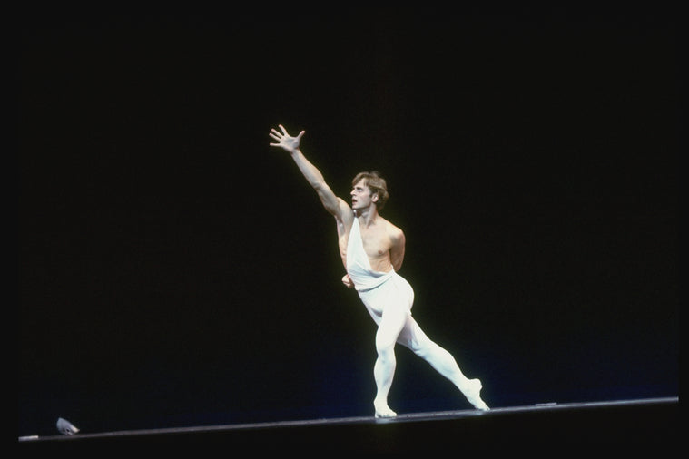 New York City Ballet production of "Apollo" with Mikhail Baryshnikov, choreography by George Balanchine (New York)