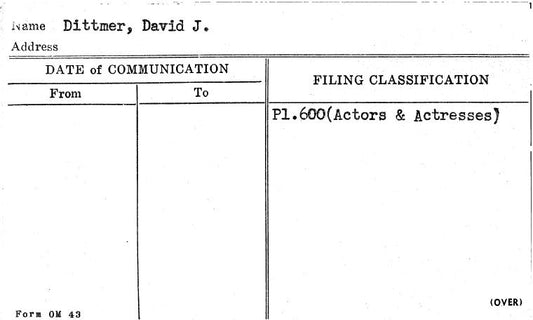 Dittmer, David J.