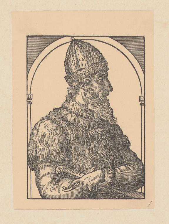 Veliki kniaz' Ivan III, iz Kosmografii Teve 1575 g.