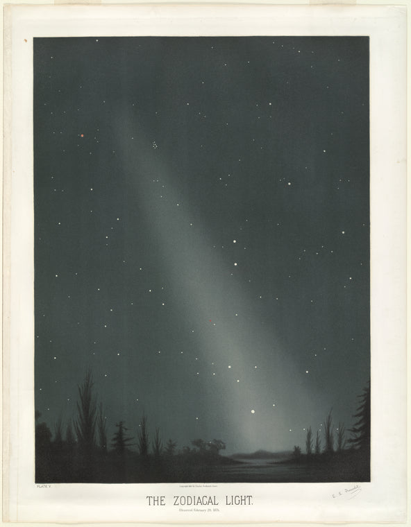 The zodiacal light: Observed February 20, 1876