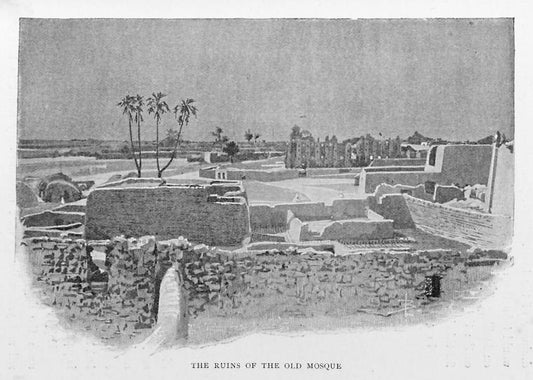 The ruins of the old mosque.