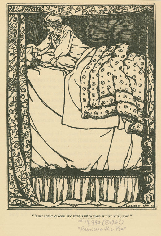 "'I scarcely closed my eyes the whole night through.'"