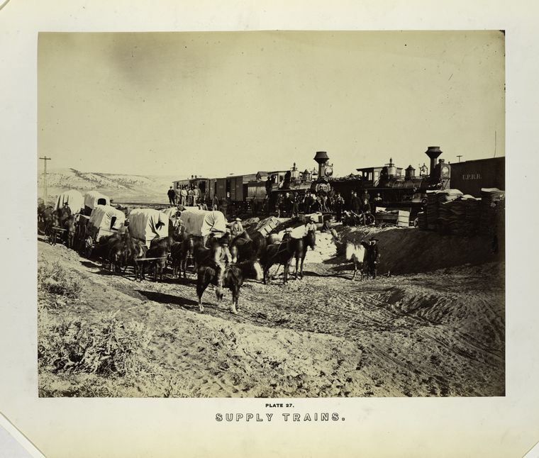 Supply trains.