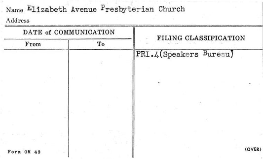 Elizabeth Avenue Presbyterian Church