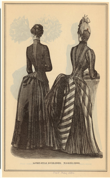 Latest-style house-dress ; Walking-dress