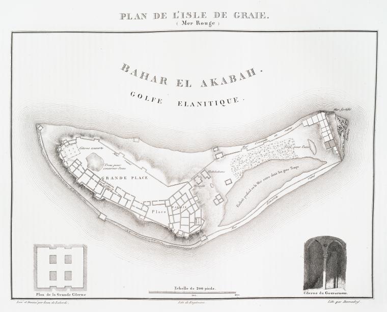 Plan de l'isle de Graie. (Mer Rouge).