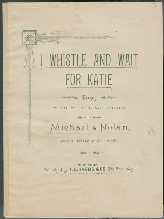 I whistle and wait for Katie
