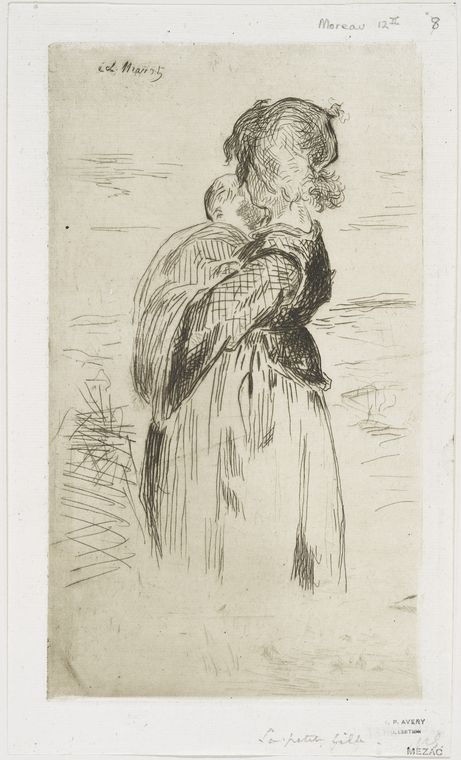 La petite fille.