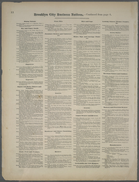 Brooklyn City Business Notices. [Continued from page 8.]