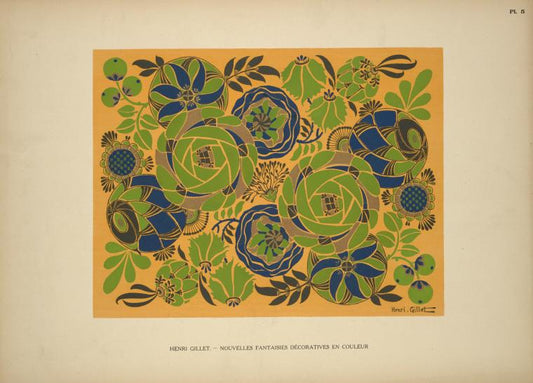 Design based on round floral shapes